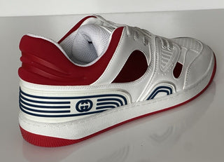 Gucci Men's Low-top White/Red Leather Sneakers 11.5 US (Gucci 11G) 697882 NIB IT