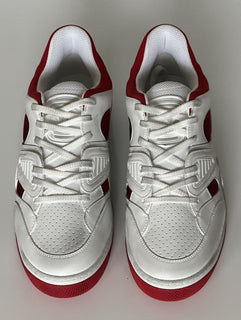 Gucci Men's Low-top White/Red Leather Sneakers 11 US (Gucci 10.5G) 697882 IT NIB