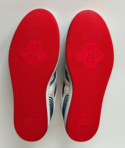 Gucci Men's Low-top White/Red Leather Sneakers 11 US (Gucci 10.5G) 697882 IT NIB