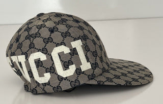 NWT Gucci GG Print Baseball Cap Hat Brown L (59 cm) Made in Italy 751400