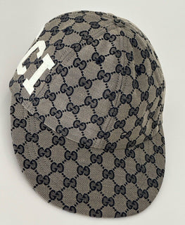 NWT Gucci GG Print Baseball Cap Hat Brown L (59 cm) Made in Italy 751400