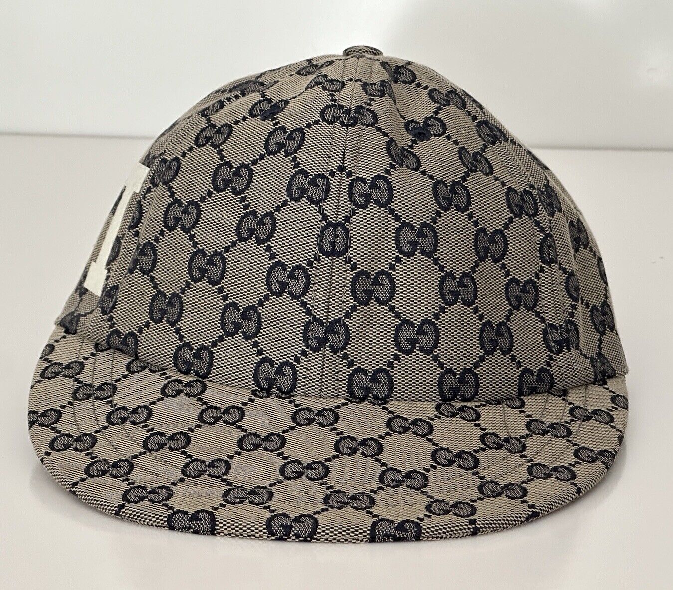 NWT Gucci GG Print Baseball Cap Hat Brown L (59 cm) Made in Italy 751400
