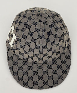 NWT Gucci GG Print Baseball Cap Hat Brown L (59 cm) Made in Italy 751400