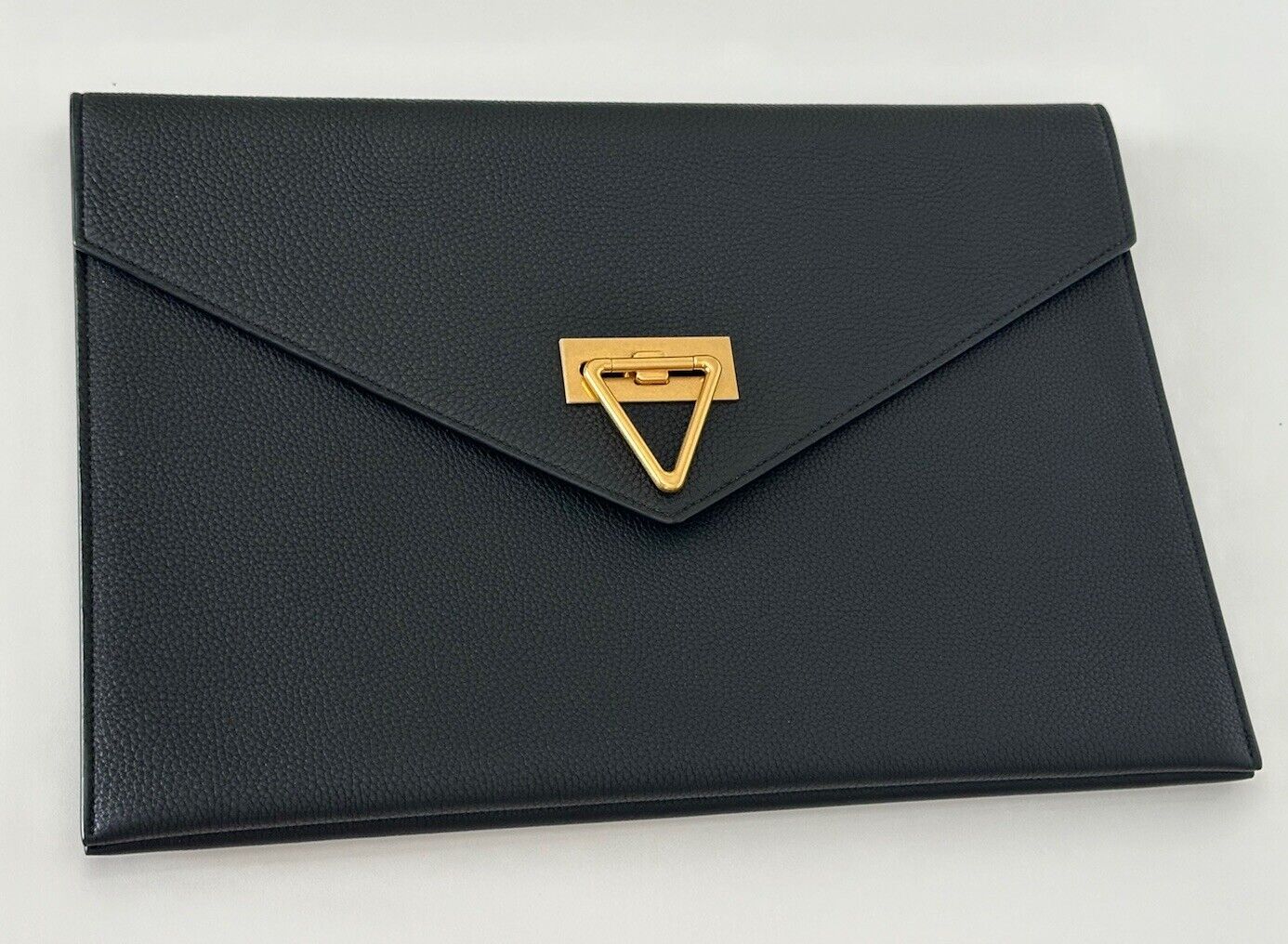 Bottega Veneta Saint Germain Calf Leather Pouch Case Black 690582 NWT $2000