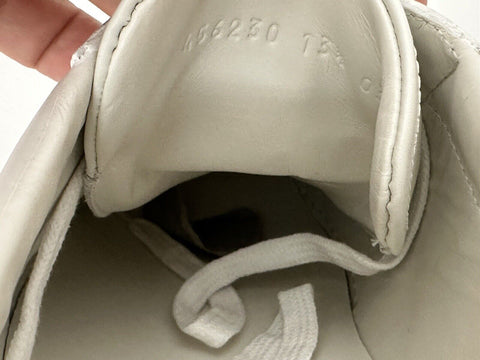 Gucci Men's Soft White Snake Embroidere Sneakers 14.5 US (Gucci 13.5) 456230 NIB