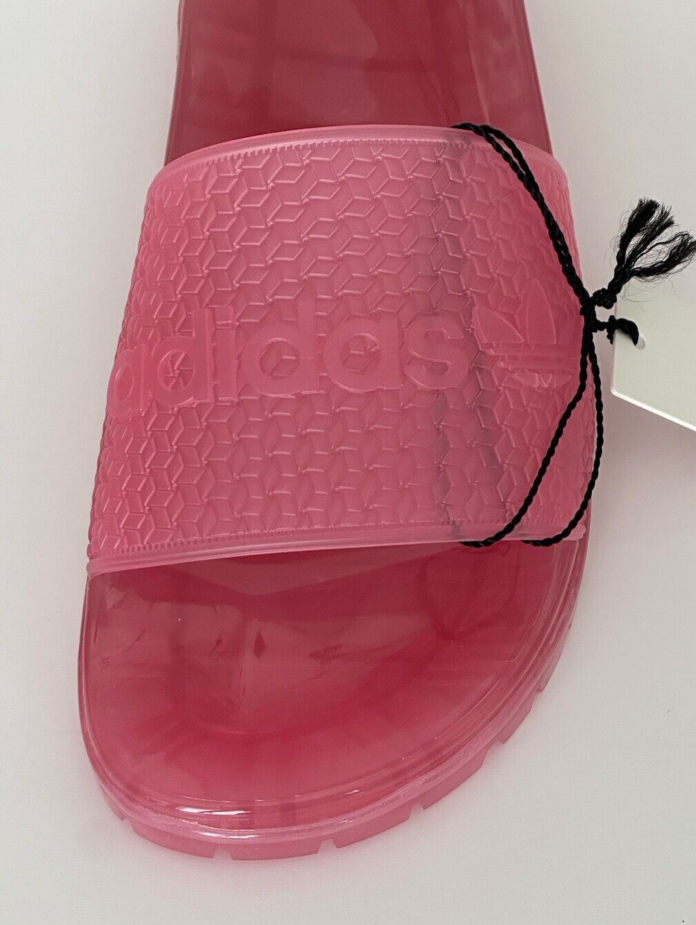 Gucci x Adidas Women's Rubber Slide Sandals Bon Bon 8 US (38 Euro) 721228 IT NIB