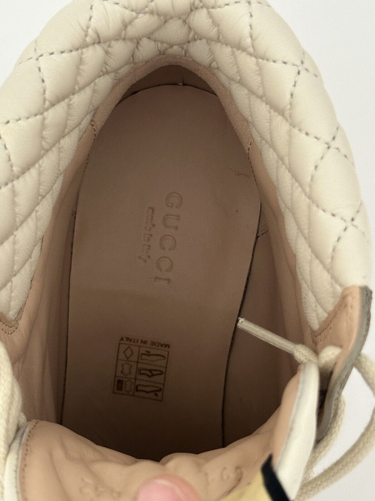 Gucci  Women's GG Supreme Leather Beige Boots 9 US (39 Euro) 659691 IT NIB