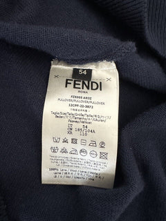 Fendi Knit Wool Sweater 54 Euro (Fits like M-L) FZX005 Made in Italy NWT $1350