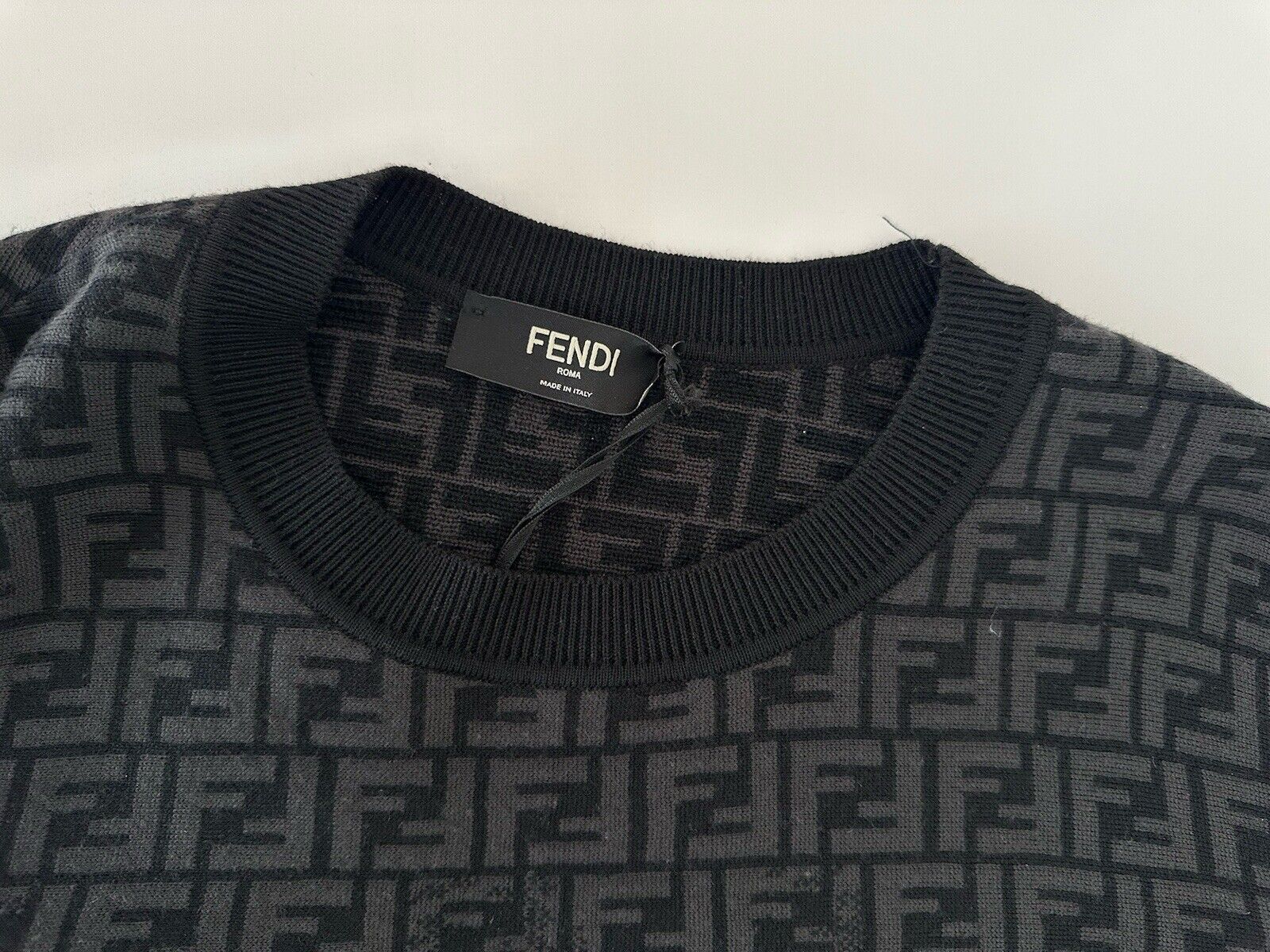 Fendi Knit Wool Sweater 54 Euro (Fits like M-L) FZX005 Made in Italy NWT $1350