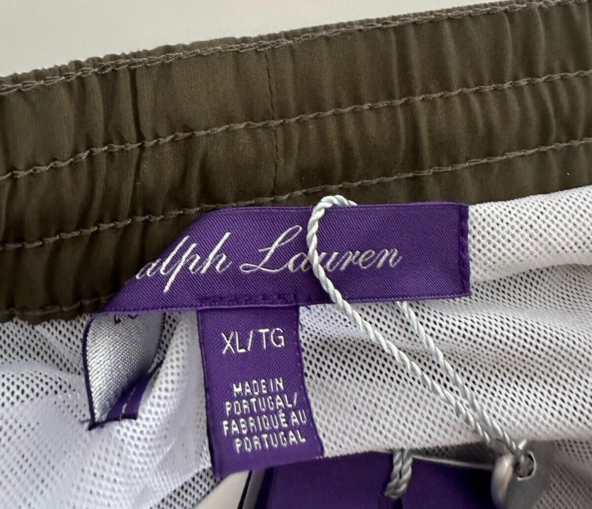 Polo Ralph Lauren Purple Label Mens Green Swim Shorts Trunks XL Portugal NWT