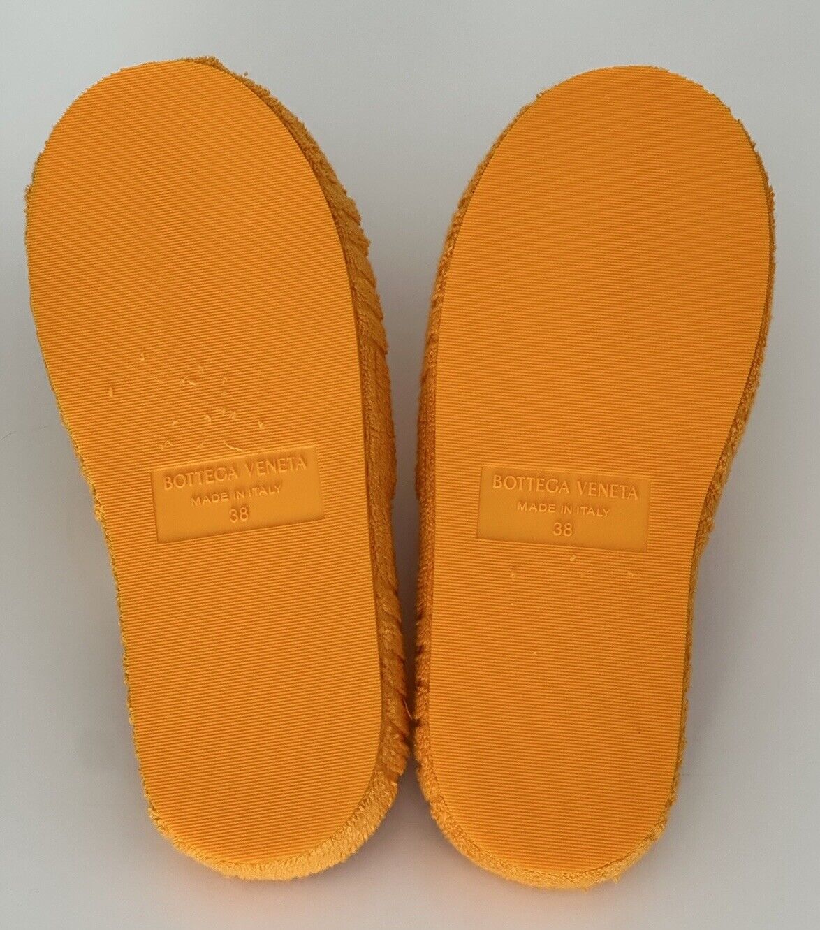 Bottega Veneta Women's Intrecciato Resort Sponge Slipper Tangerine 8 US 659139