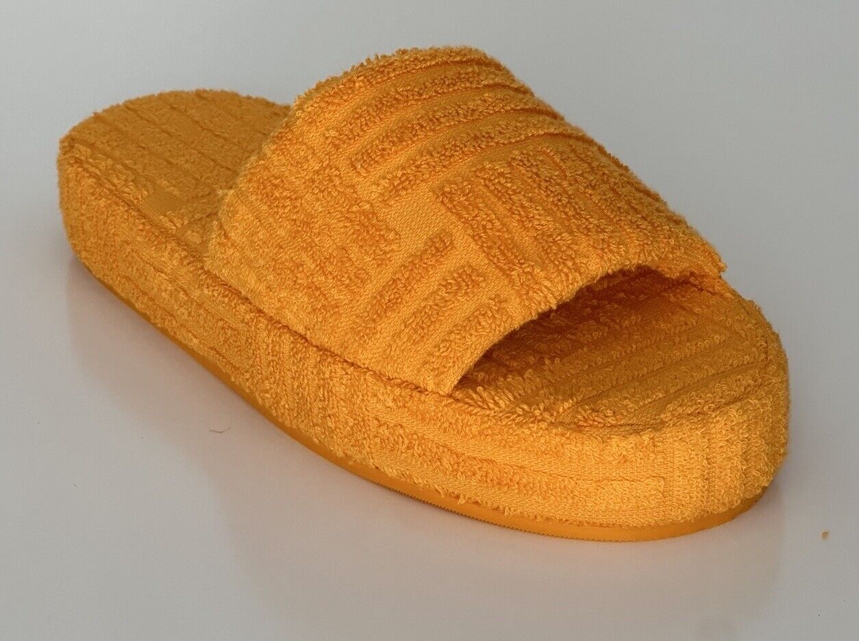 Bottega Veneta Women's Intrecciato Resort Sponge Slipper Tangerine 8 US 659139