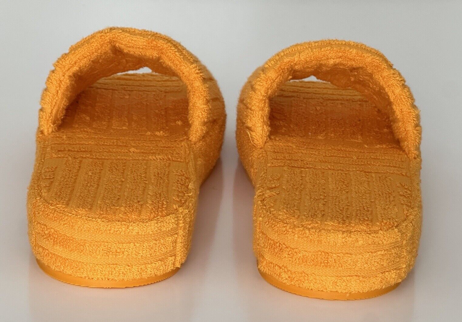 Bottega Veneta Women's Intrecciato Resort Sponge Slipper Tangerine 8 US 659139