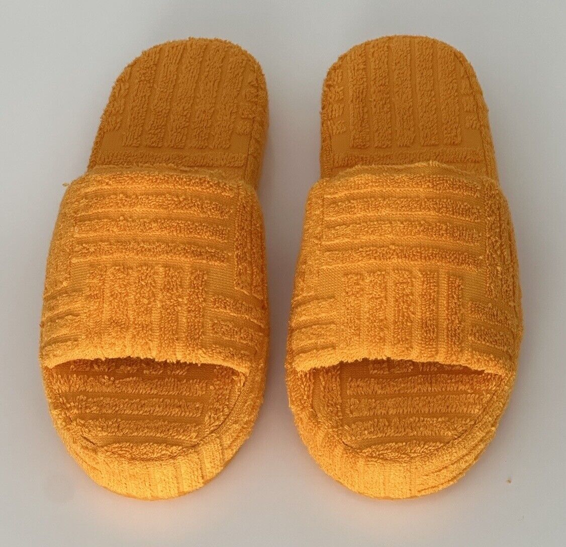 Bottega Veneta Womens Intrecciato Resort Sponge Slipper Yellow 10 US 659139 $600