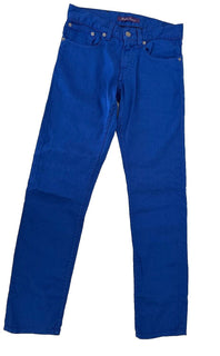 Ralph Lauren Purple Label Men's Blue Linen/Cotton Jeans 28x32 Portugal NWT $595
