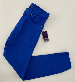 Ralph Lauren Purple Label Men's Blue Linen/Cotton Jeans 28x32 Portugal NWT $595