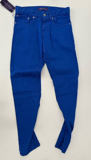 Ralph Lauren Purple Label Men's Blue Linen/Cotton Jeans 28x32 Portugal NWT $595