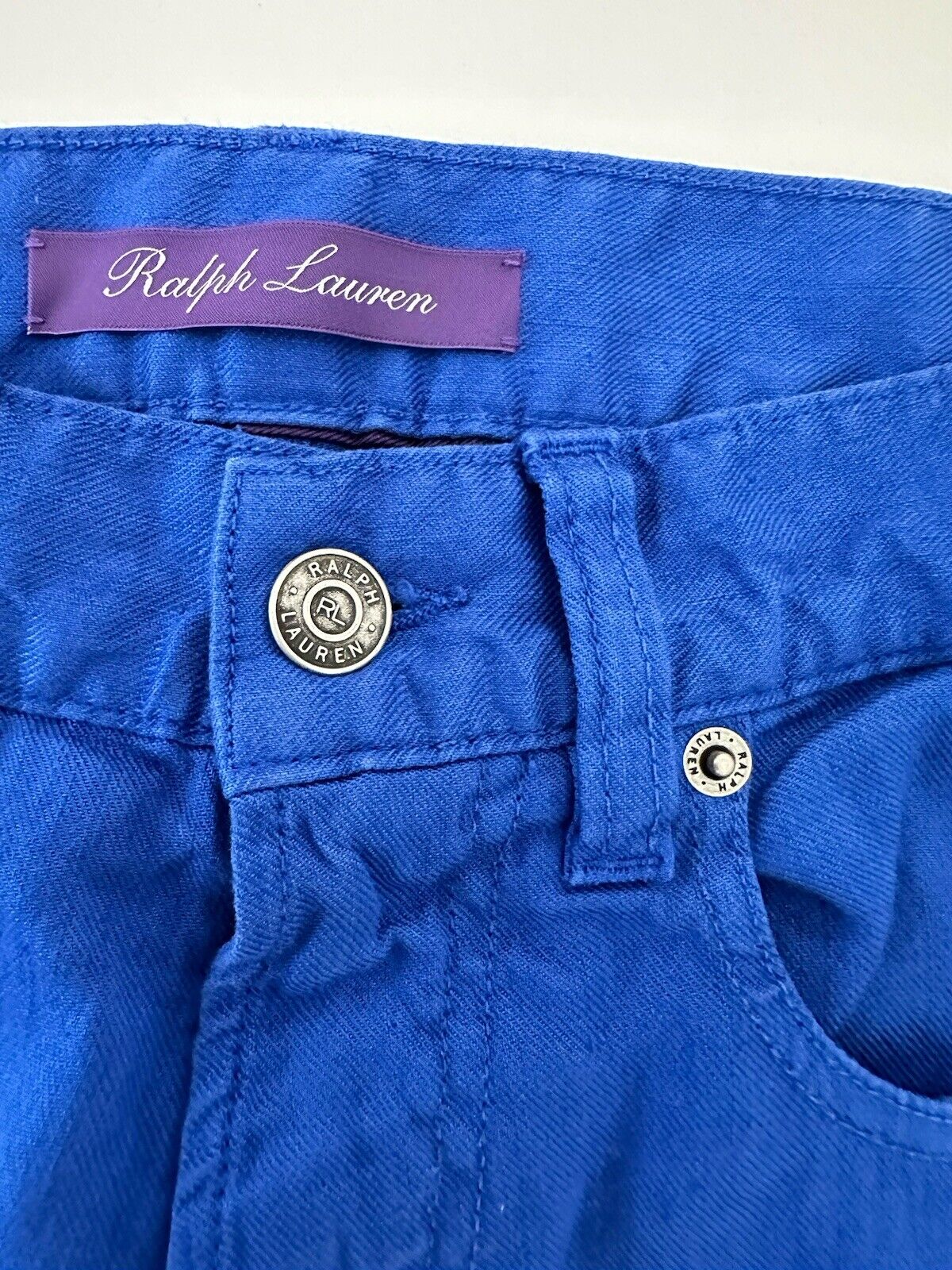 Ralph Lauren Purple Label Men's Blue Linen/Cotton Jeans 28x32 Portugal NWT $595