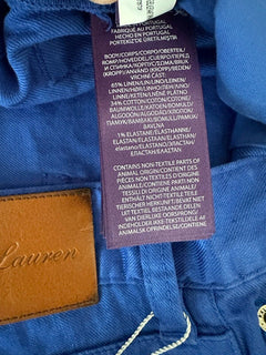 Ralph Lauren Purple Label Men's Blue Linen/Cotton Jeans 28x32 Portugal NWT $595