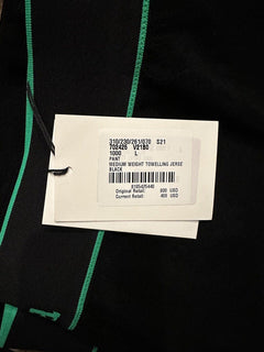 Bottega Veneta Men's Medium Weight Toweling Shorts Black Large 702425 NWT $800