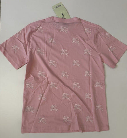 Burberry Carrick Logo Light Pink Cotton T-shirt XS 8071634