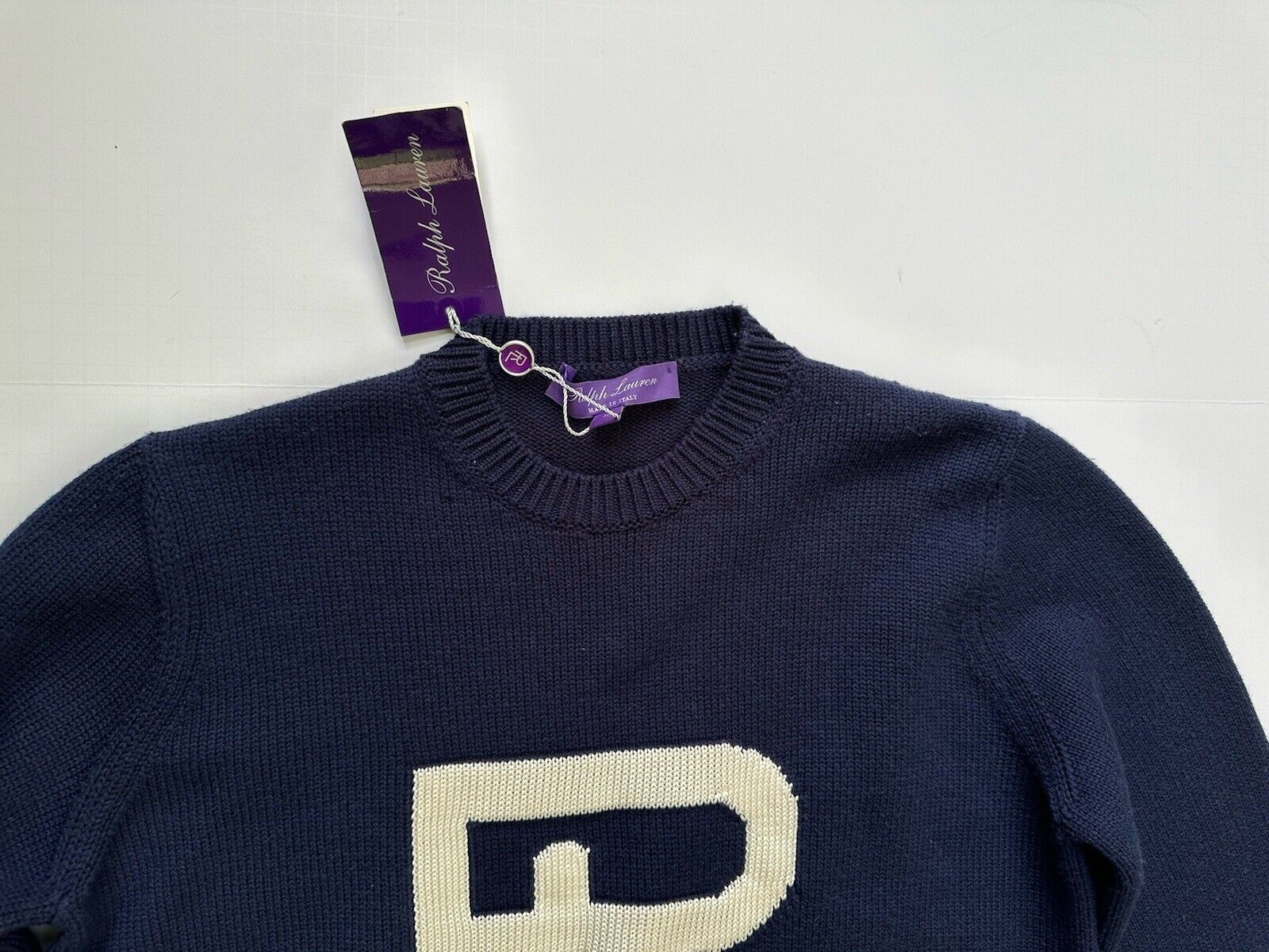 Polo Ralph Lauren Purple Label Women's Wool/Silk Knit Sweater M Italy NWT $1290
