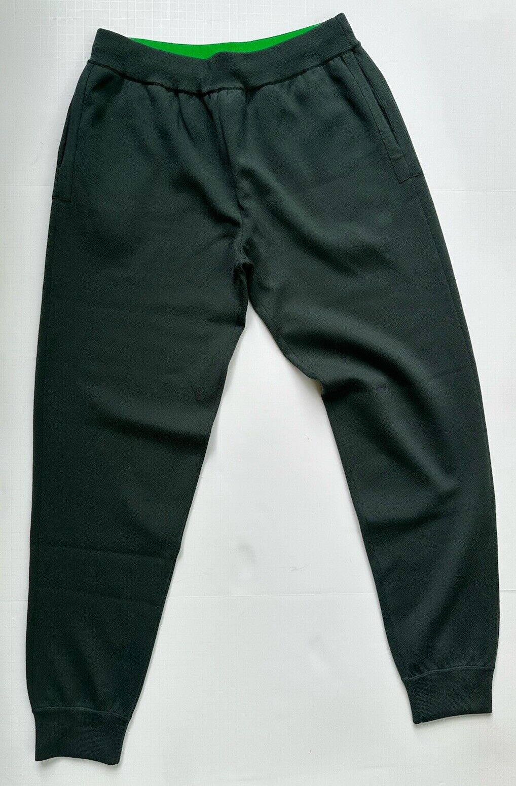 Bottega Veneta Lightweight Double Merino Wool Jogger Trousers Pants L 690224