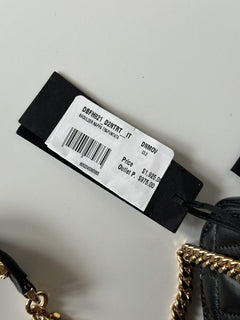 Versace Virtus Quilted Leather Black Crossbody Shoulder Bag DBFH821 NWT $1925 IT