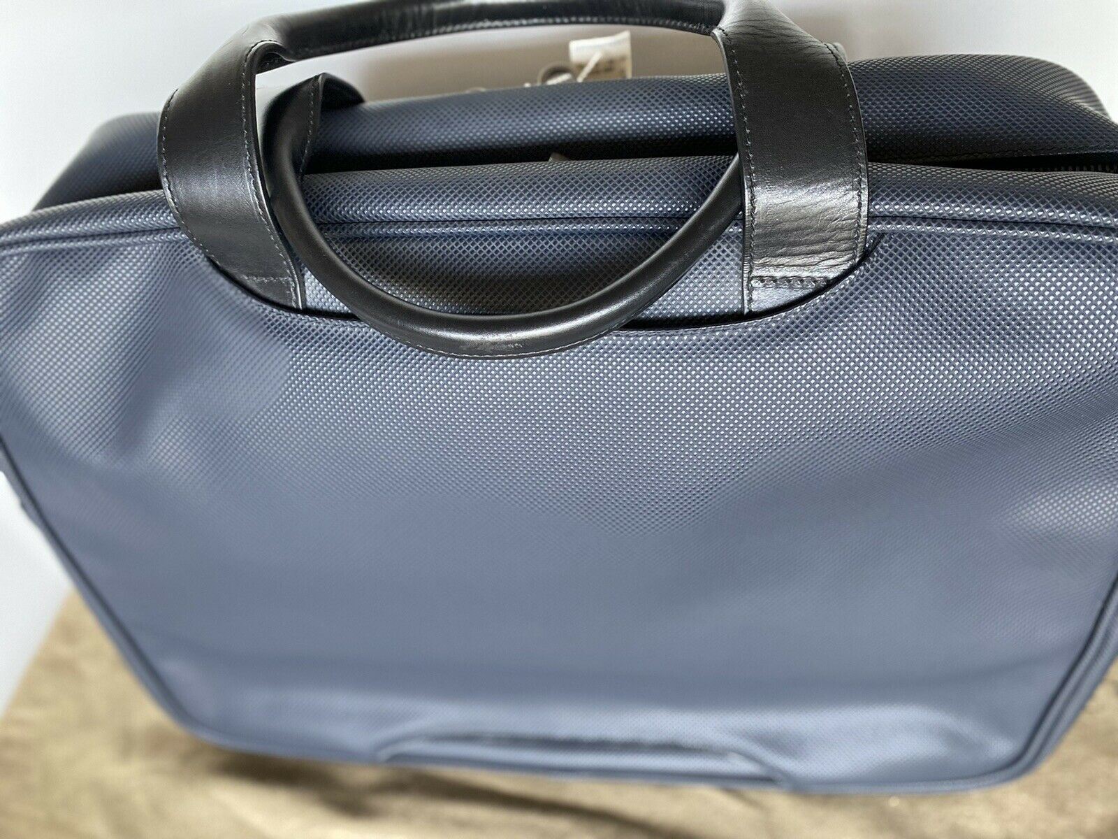 Bottega Veneta Men's Marcopolo Navy Leather Travel Bag Italy 167304 New $1450
