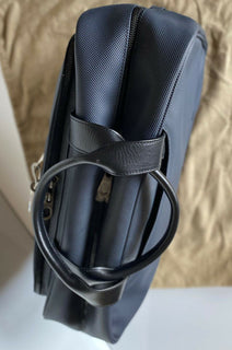 Bottega Veneta Men's Marcopolo Navy Leather Travel Bag Italy 167304 New $1450
