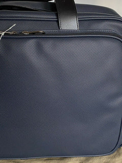 Bottega Veneta Men's Marcopolo Navy Leather Travel Bag Italy 167304 New $1450