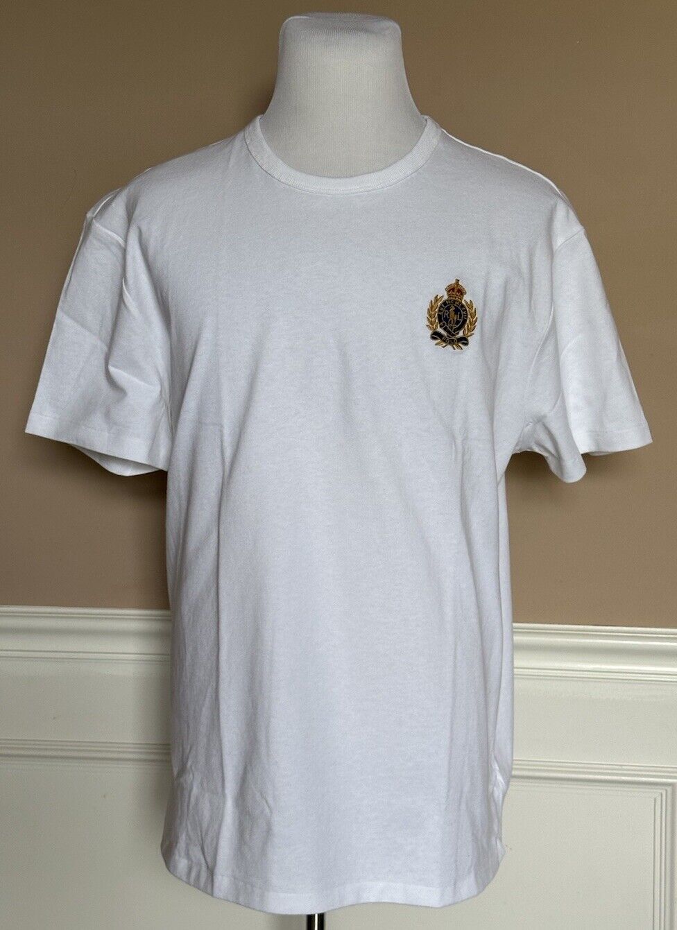 Polo Ralph Lauren Short Sleeve Classic Fit Logo T-shirt White XL/TG NWT $69.50