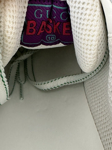 Gucci Demetra GG Men's Low-top Green/White Sneakers 10.5 US Gucci 10 698785 NIB