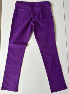 Ralph Lauren Purple Label Women’s Purple Cotton Jeans 27 Italy NWT $590