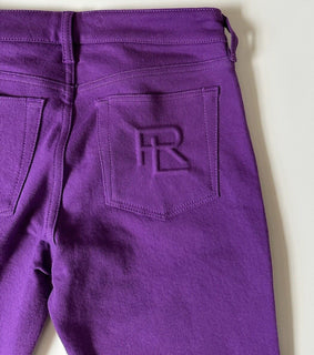 Ralph Lauren Purple Label Women’s Purple Cotton Jeans 27 Italy NWT $590