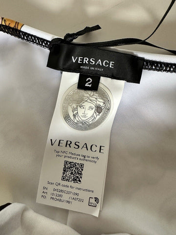 Versace Women’s Black/Gold Medusa Print Bikini Bottom Small (2 IT) IT 1012283