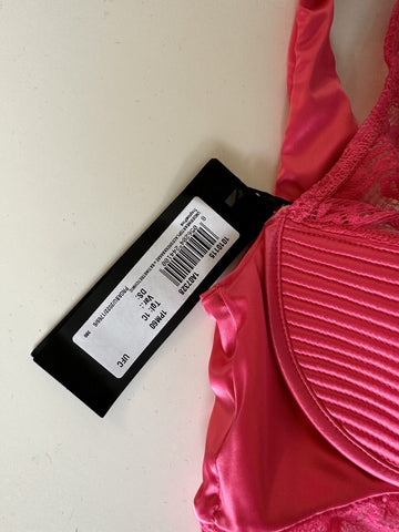Versace Women’s Greek Key Print Pink Runway Bralette 1C Italy 1010115 NWT $550