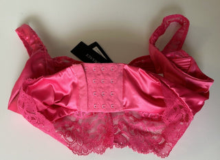 Versace Women’s Greek Key Print Pink Runway Bralette 2C Italy 1010115 NWT $550