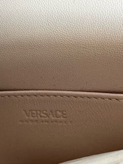 Versace Quilted Calf Leather Light Pink Mini Shoulder Bag 1010951 IT NWT $1625