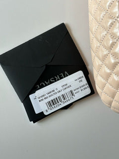Versace Quilted Calf Leather Light Pink Mini Shoulder Bag 1010951 IT NWT $1625