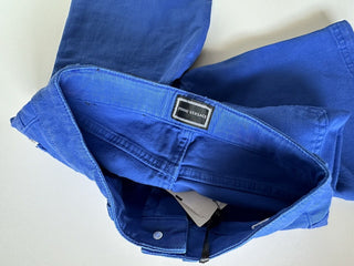 Versace Boys Blue Shorts Size 6 YVMBE66 Made in Italy NWT $290