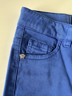 Versace Boys Blue Shorts Size 6 YVMBE66 Made in Italy NWT $290