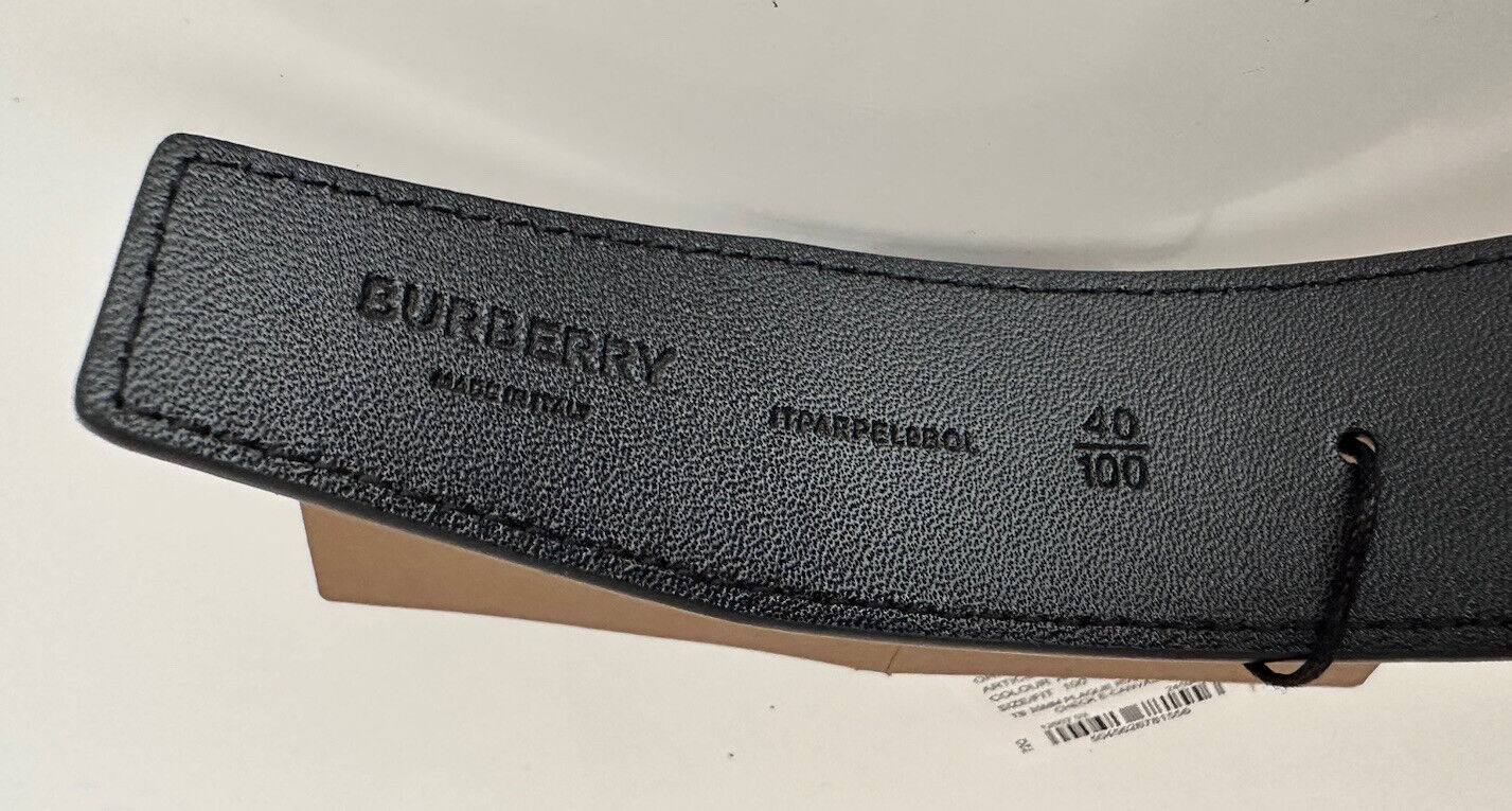 Burberry TB Leather Archive Beige Reversible Belt 40/100 8046568 IT NWOT $580