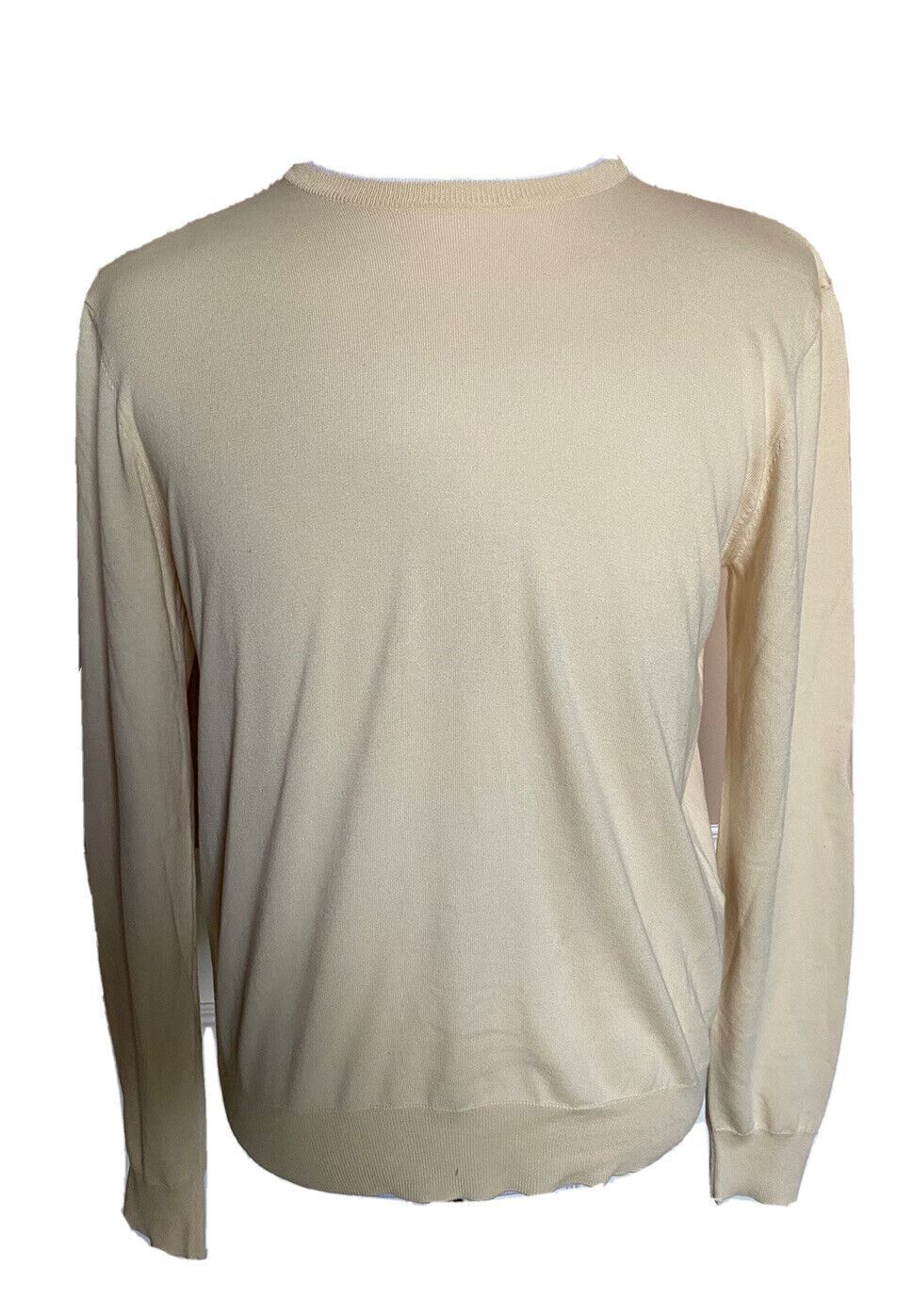 Polo Ralph Lauren Purple Label Men's Cotton Winter Cream Sweater L IT NWT $695