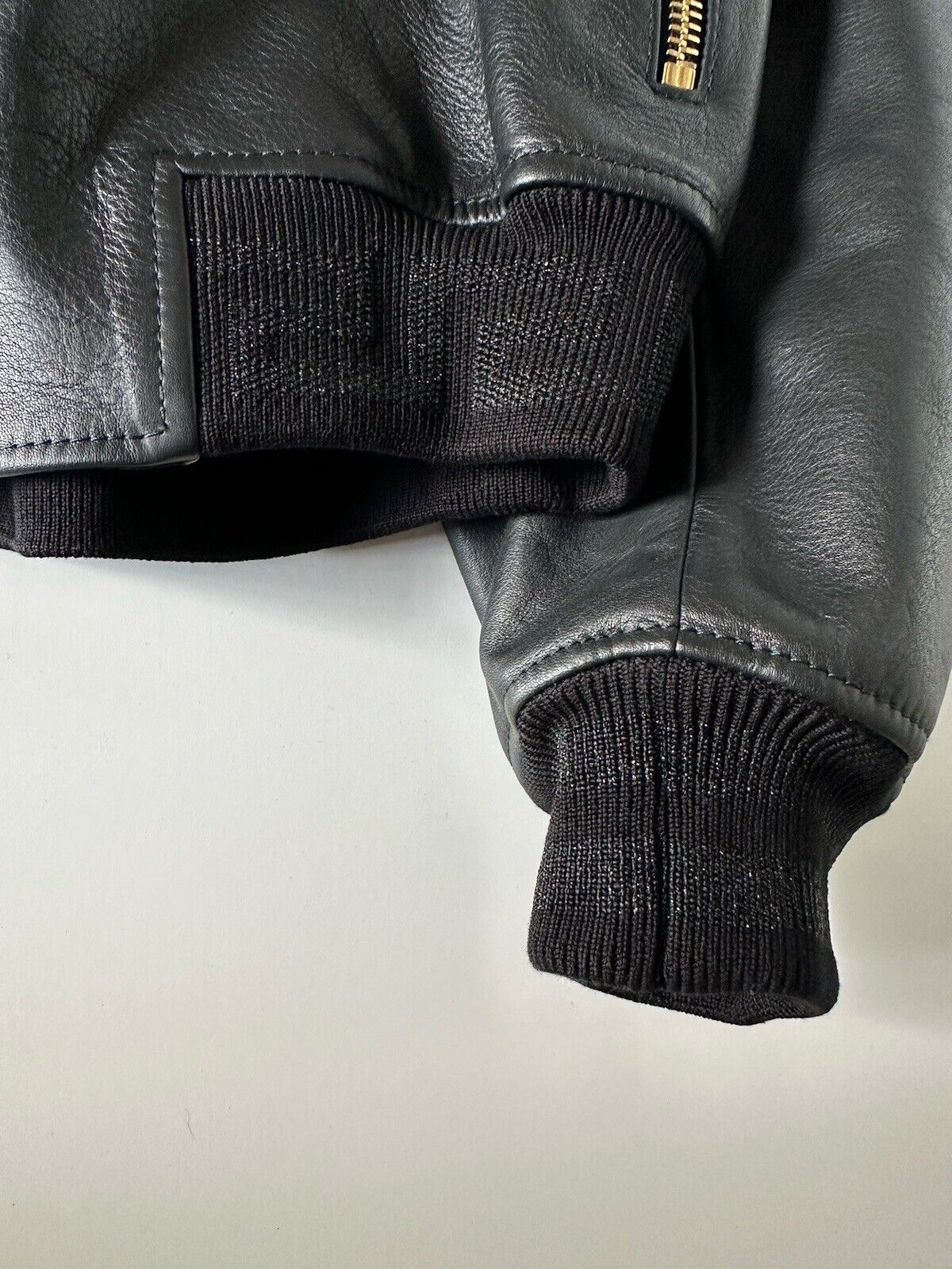 Versace Men's Calf Leather Heavy Jacket Black 42 US (52 Eu) IT NWT $3625 1007634