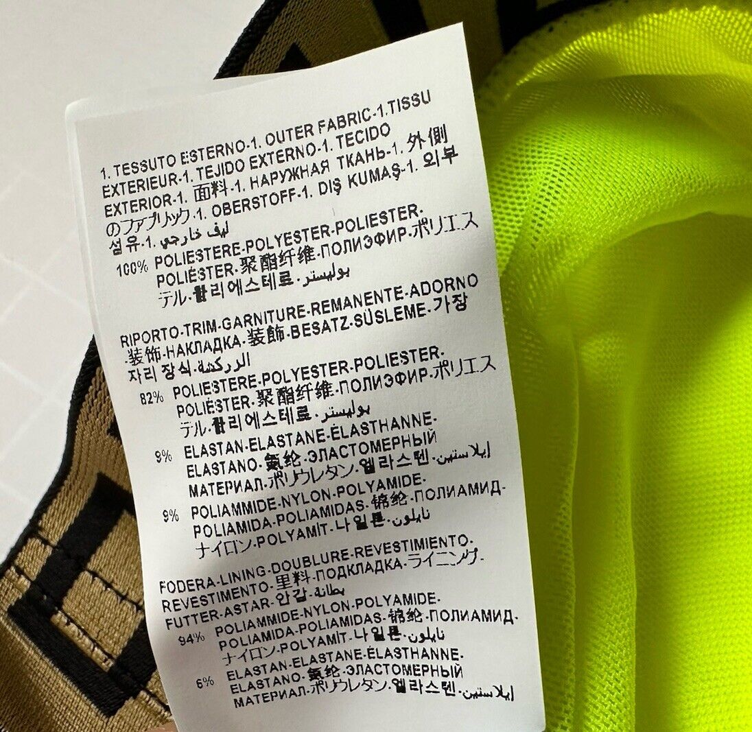 Versace Men's Yellow Swim Shorts  Size 4 US - 50 Eu (31”)  IT 1008968 NWT $425