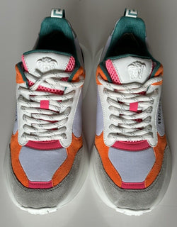Versace Low Top Women's Leather/Fabric Multicolor Sneakers 8 US (38) 1011941 IT