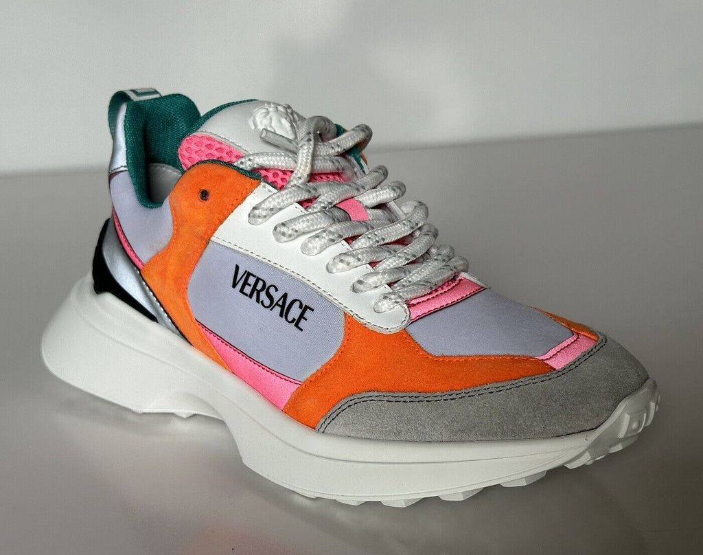 Versace Low Top Women's Leather/Fabric Multicolor Sneakers 9 US (39) 1011941 IT