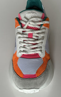 Versace Low Top Women's Leather/Fabric Multicolor Sneakers 9 US (39) 1011941 IT