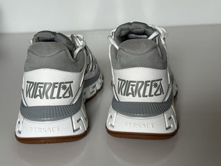 Versace Womens Trigreca Barocco Sneakers White 9.5 (39.5 Eu) IT 1004182 NIB $990